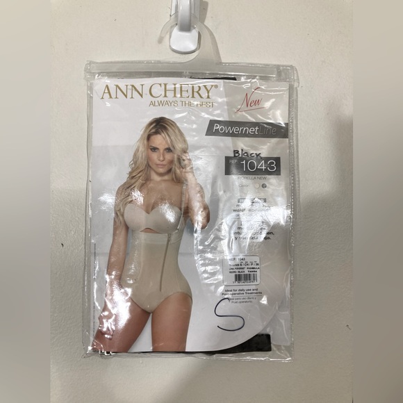 Ann Chery  1043 Fiorella Thong Colombiana Butt Lifting Bodysuit Black/S - Picture 11 of 13